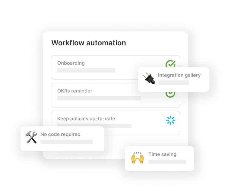 HR self-serve and onboarding workflows running in Harriet